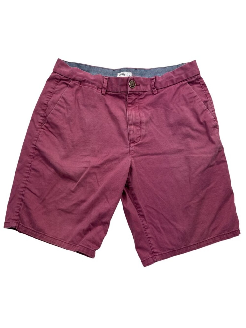 Burton Menswear London Burgundy Chino Shorts Men's 34 Casual Outdoor Gorp